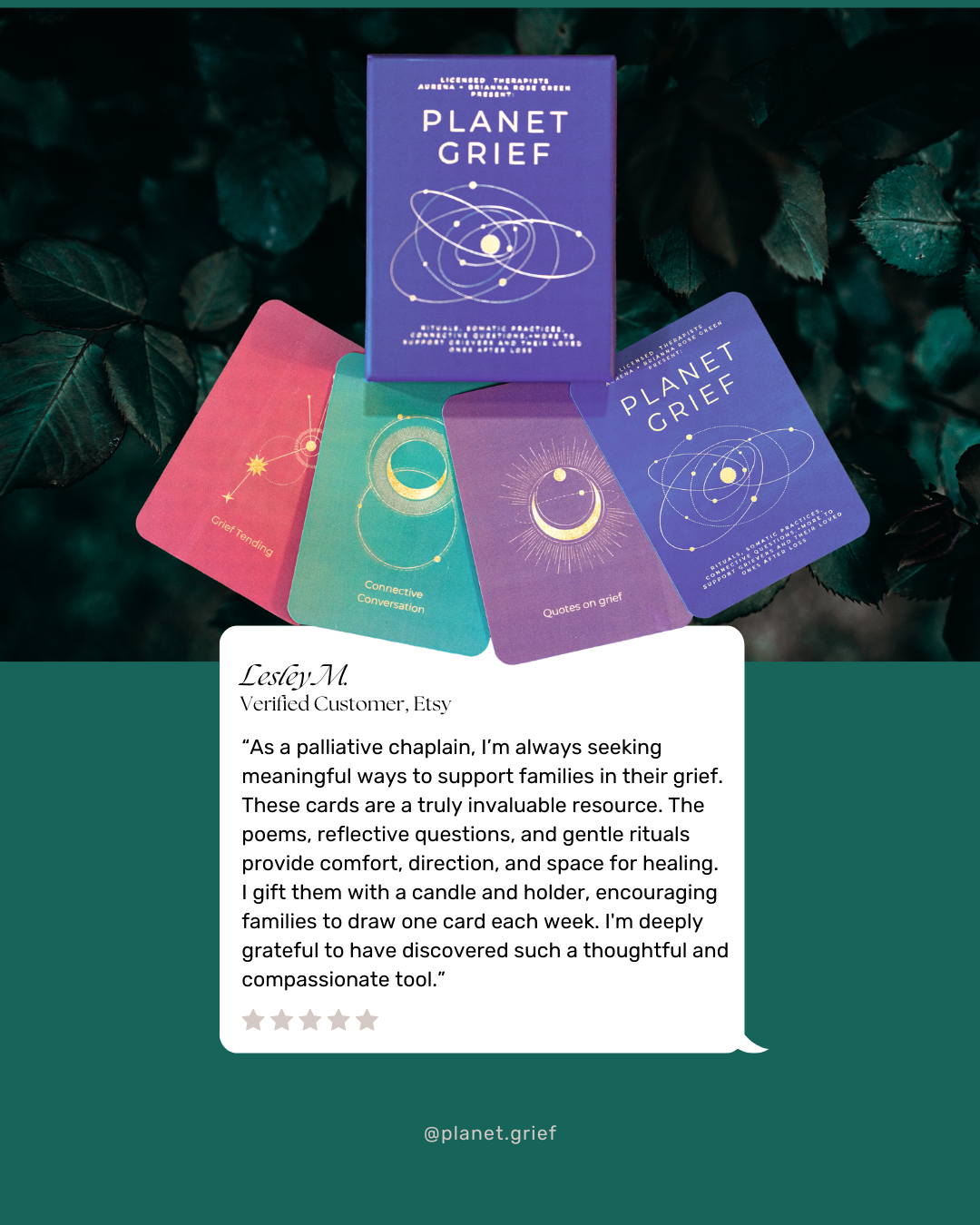 Planet Grief Card Deck
