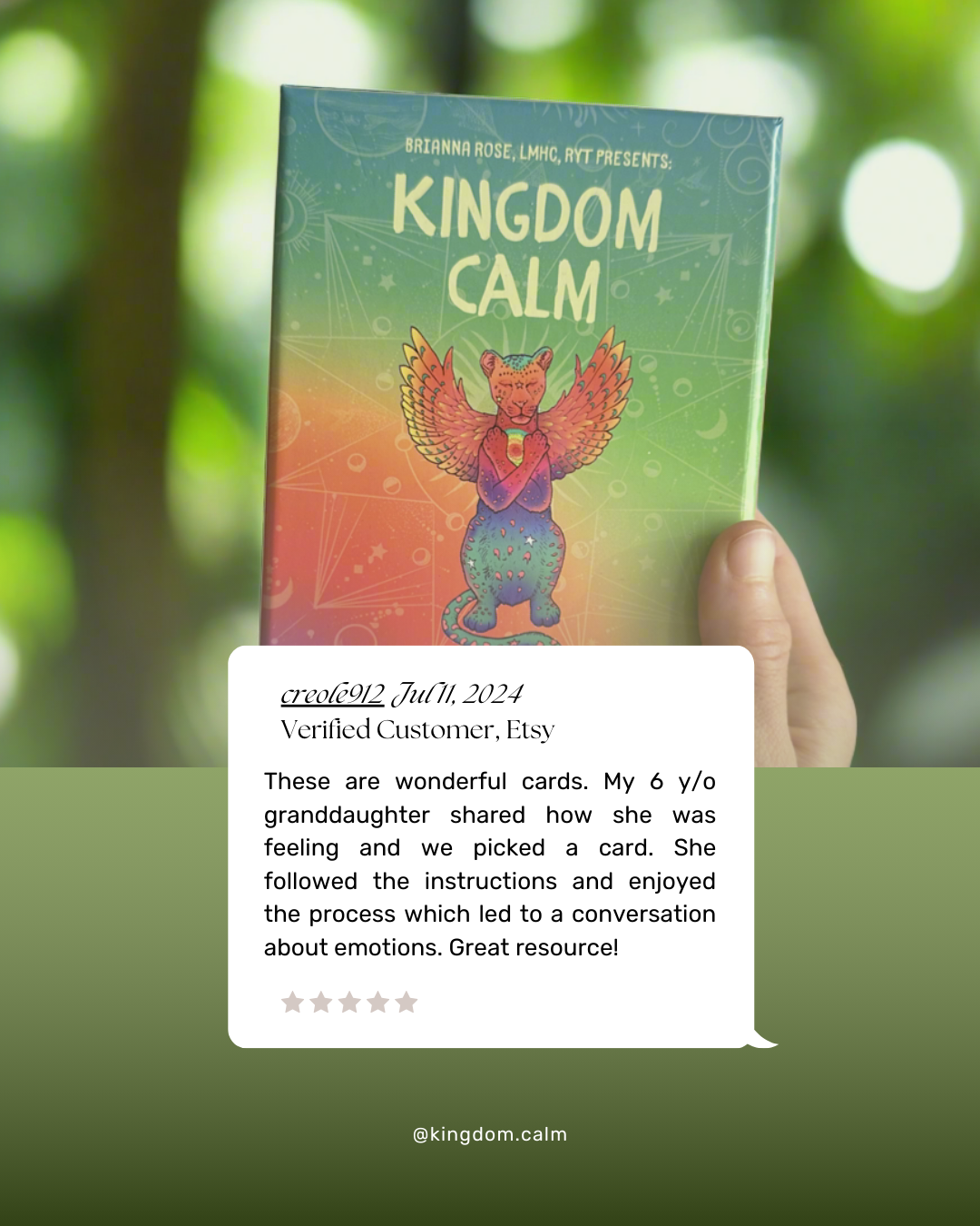 Children’s Coping Skills Card Deck: Kingdom Calm 2.0