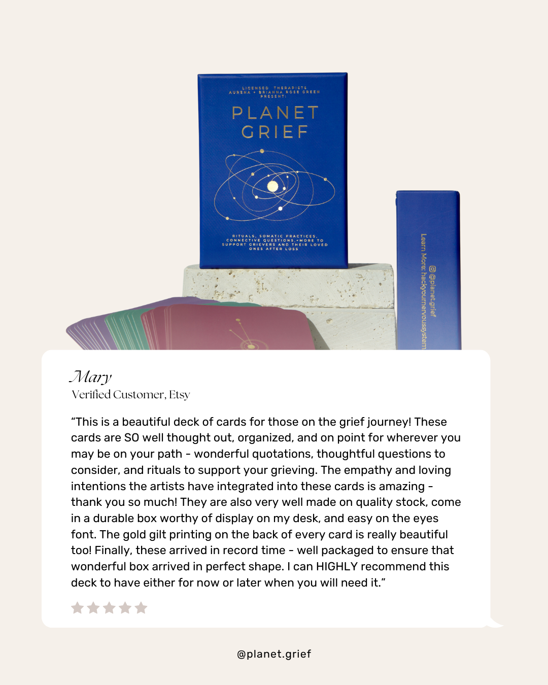 Planet Grief Card Deck