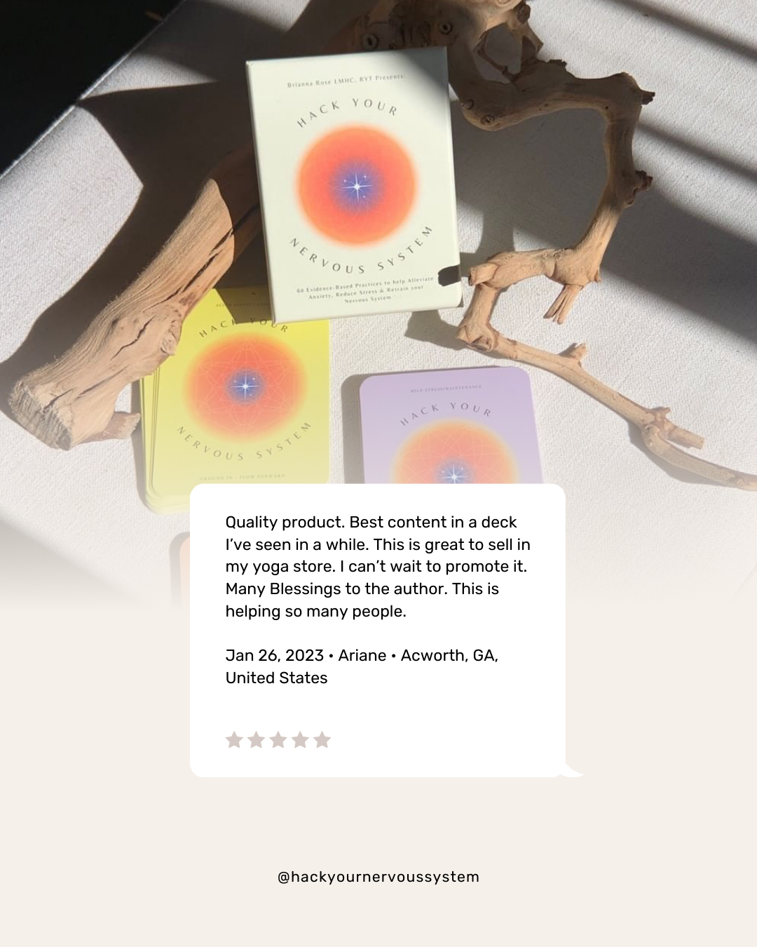 Hack Your Nervous System Card Deck