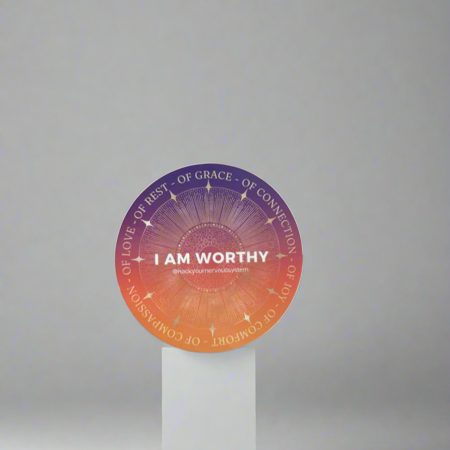 “I Am Worthy” Sticker