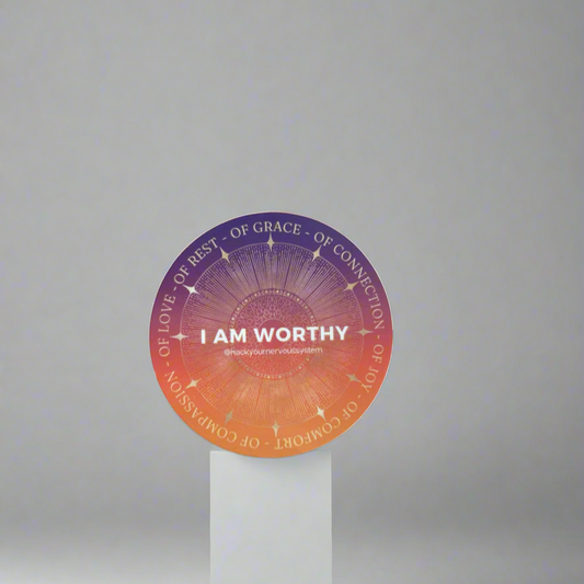 “I Am Worthy” Sticker