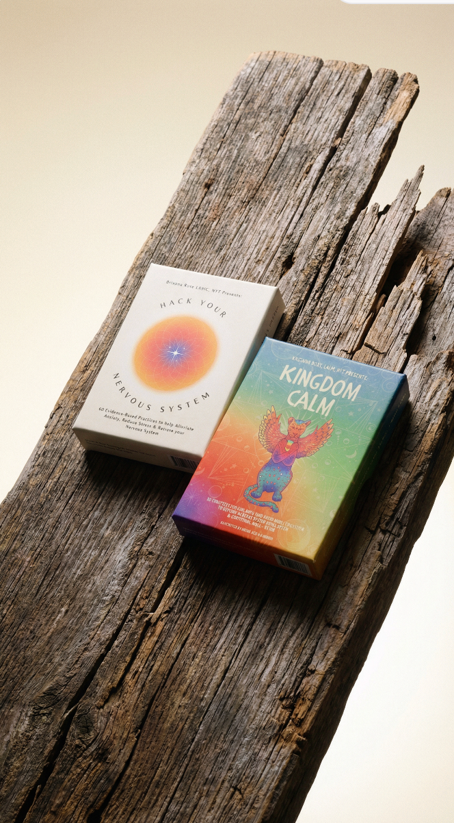Family Wellness Bundle — 1 Kingdom Calm, 1 Hack Your Nervous System Deck (save $8)